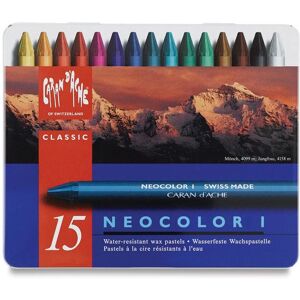 Caran d'Ache Neocolor I Wax Pastel - Blue, Multicolour - Wax Pastel Caran d'Ache Neocolor I Wax Pastel - Blue, Multicolour - Wax Pastel