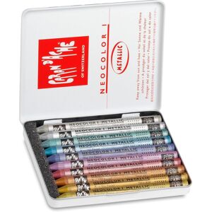 Caran d'Ache Neocolor I Metallic Wax Pastels - 10 Colors Caran d'Ache Neocolor I Metallic Wax Pastels - 10 Colors