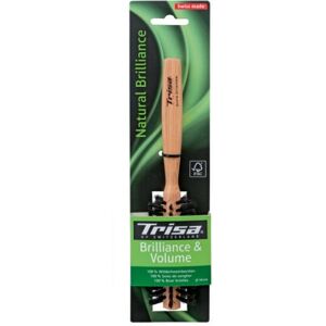 TRISA - 679658 - Noir - Bois - Brosse à cheveux - Publicité TRISA - 679658 - Noir - Bois - Brosse à cheveux - Publicité