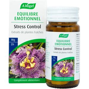 A.Vogel Contrôle du Stress - Passiflore, Mélisse, Valériane, Zinc, Magnésium - Complément à base de plantes - Publicité A.Vogel Contrôle du Stress - Passiflore, Mélisse, Valériane, Zinc, Magnésium - Complément à base de plantes - Publicité