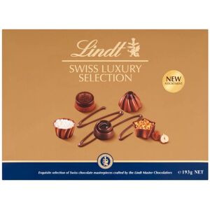 Lindt Swiss Luxury Selection Chocolate Box - Pralines, 195g Lindt Swiss Luxury Selection Chocolate Box - Pralines, 195g
