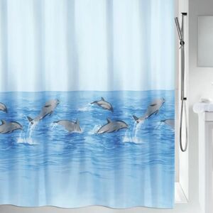 Spirella Nemo 120x200cm Blue Polyester Shower Curtain - Shower Curtain Spirella Nemo 120x200cm Blue Polyester Shower Curtain - Shower Curtain