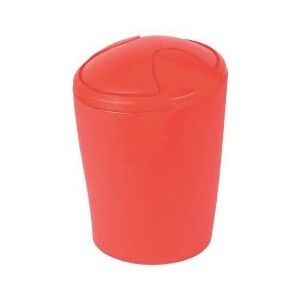 Spirella 7610583095985 Red Round Polypropylene Trash Can - Trash Can Spirella 7610583095985 Red Round Polypropylene Trash Can - Trash Can