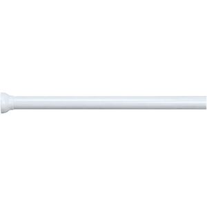 Spirella Malta Aluminum Shower Curtain Rod - 125/220cm - White Spirella Malta Aluminum Shower Curtain Rod - 125/220cm - White