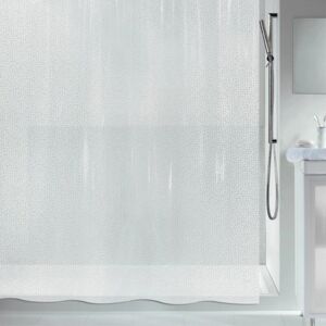Spirella Galet White Waterproof Shower Curtain - Shower Curtain Spirella Galet White Waterproof Shower Curtain - Shower Curtain
