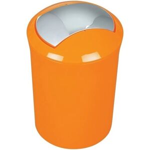 Spirella 7610583143822 Prullenbak - Rond, 5L, Oranje - Badkameraccessoire Spirella 7610583143822 Prullenbak - Rond, 5L, Oranje - Badkameraccessoire