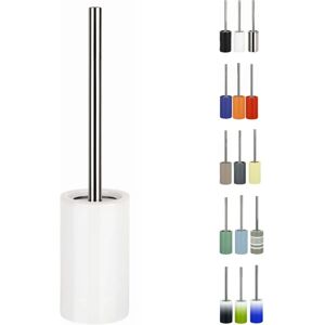 Spirella TUBE Toilet Brush Set - Ceramic, Interchangeable Head, Elegant Spirella TUBE Toilet Brush Set - Ceramic, Interchangeable Head, Elegant