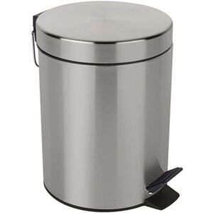 Spirella Steel 5L Round Trash Bin - Bathroom Decor Spirella Steel 5L Round Trash Bin - Bathroom Decor