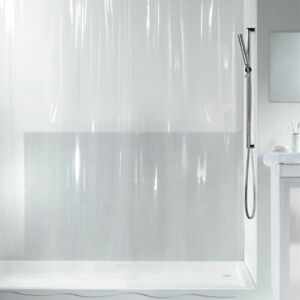 Spirella Transparent PEVA Shower Curtain - 180x200cm - Shower Type Spirella Transparent PEVA Shower Curtain - 180x200cm - Shower Type