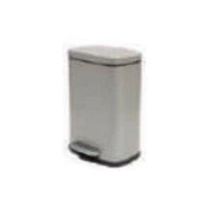 Spirella Akira 5L Rectangular Steel Taupe - Trash Can Spirella Akira 5L Rectangular Steel Taupe - Trash Can