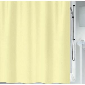 Cortina de ducha de poliéster amarillo Spirella - Ducha Cortina de ducha de poliéster amarillo Spirella - Ducha