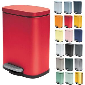 Spirella Akira Pedalabfalle - 5L - Rot - Badezimmer Spirella Akira Pedalabfalle - 5L - Rot - Badezimmer