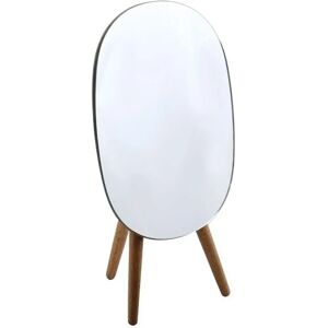 Specchio ovale in legno Spirella - Accessorio bagno o camera Specchio ovale in legno Spirella - Accessorio bagno o camera