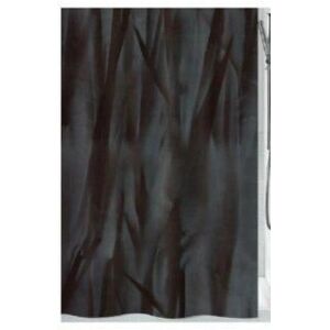 Spirella Schwarzer Polyester Duschvorhang - Duschvorhang Spirella Schwarzer Polyester Duschvorhang - Duschvorhang