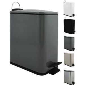Spirella Erik Trash Bin - 5L - Grey Spirella Erik Trash Bin - 5L - Grey