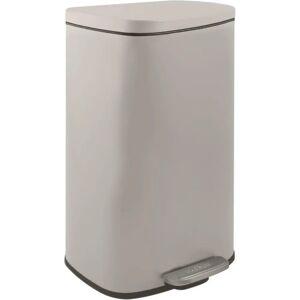 Spirella Akira Waste Container - 30L Steel Rectangular Taupe Spirella Akira Waste Container - 30L Steel Rectangular Taupe