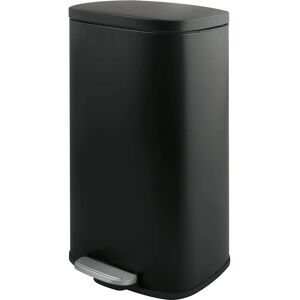 Spirella Akira Black Rectangular Steel Waste Container - Waste Container Spirella Akira Black Rectangular Steel Waste Container - Waste Container