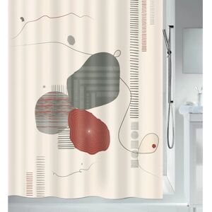 Spirella polyester duschdraperi - 180x200cm Spirella polyester duschdraperi - 180x200cm