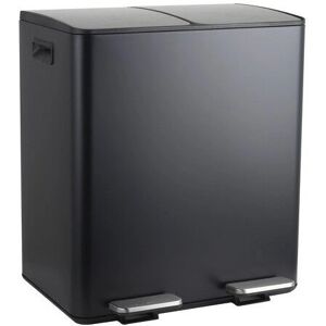 Generic Waste Container - Rectangular Steel Black Generic Waste Container - Rectangular Steel Black