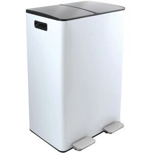 MSV Waste Container - Rectangular Steel White - Waste Container MSV Waste Container - Rectangular Steel White - Waste Container