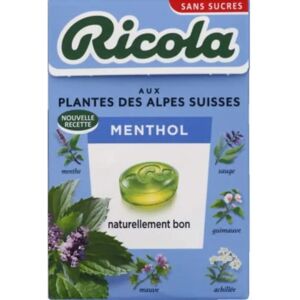 Ricola Mentol Caramelos con Hierbas Alpinas Suizas - Confitería Ricola Mentol Caramelos con Hierbas Alpinas Suizas - Confitería