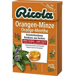 Ricola Laranja e menta sem açúcar (50g) Ricola Laranja e menta sem açúcar (50g)
