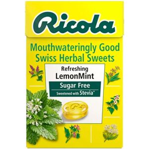 Ricola Lemon Mint Herbal Sweets - Swiss - 45G Ricola Lemon Mint Herbal Sweets - Swiss - 45G