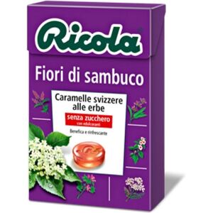 Bonbons aux fleurs de sureau Ricola sans sucre - Publicité Bonbons aux fleurs de sureau Ricola sans sucre - Publicité