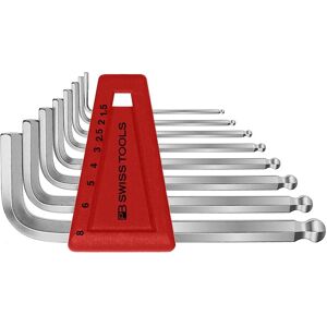 Juego de llaves Allen compactas con cabeza de bola - 8 piezas Juego de llaves Allen compactas con cabeza de bola - 8 piezas