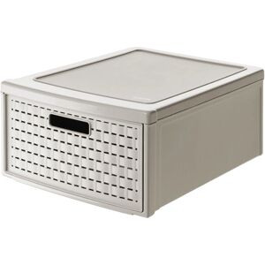 Rotho Country Storage Drawer - Beige - 19.2L - Rustic Style Rotho Country Storage Drawer - Beige - 19.2L - Rustic Style