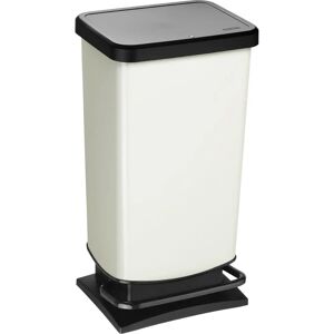 Rotho PASO 40L Black and White Trash Can - Trash Bin Rotho PASO 40L Black and White Trash Can - Trash Bin