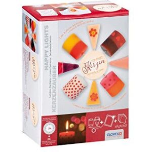 GLOREX 6 8650 102 Kerzenherstellungsset - Kreativset mit Formen & Wachs GLOREX 6 8650 102 Kerzenherstellungsset - Kreativset mit Formen & Wachs