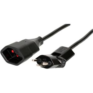 Max Hauri AG 129043 Verlängerungskabel - 3m, 1 Schutzkontakt, Schwarz Max Hauri AG 129043 Verlängerungskabel - 3m, 1 Schutzkontakt, Schwarz