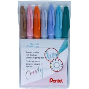 Pentel, Malstifte, Brush Sign Pen Candy Set (Mehrfarbig) Pentel, Malstifte, Brush Sign Pen Candy Set (Mehrfarbig)