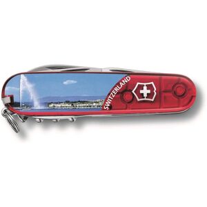 Victorinox Climber - Punainen läpinäkyvä retkiluokka Victorinox Climber - Punainen läpinäkyvä retkiluokka
