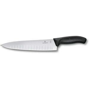 Faca de carne Victorinox SwissClassic - 25 cm, preta, alça ergonômica - Faca de carne Faca de carne Victorinox SwissClassic - 25 cm, preta, alça ergonômica - Faca de carne