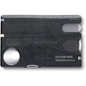 Victorinox Swiss Card Nailcare - Swiss Made Pocket Tool - 13 Functions - Black Victorinox Swiss Card Nailcare - Swiss Made Pocket Tool - 13 Functions - Black