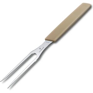 Victorinox Swiss Modern Stainless Steel Carving Fork - Meat, Cream Beige, 15cm Victorinox Swiss Modern Stainless Steel Carving Fork - Meat, Cream Beige, 15cm