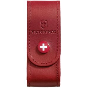 Czerwony skórzany pokrowiec Victorinox - Taktyczna osłona na nóż Czerwony skórzany pokrowiec Victorinox - Taktyczna osłona na nóż
