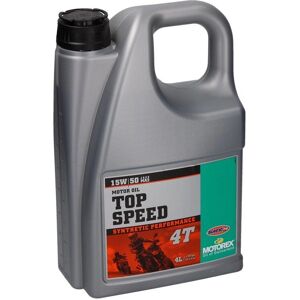 Huile moteur synthétique Motorex Top Speed 15W50 - 4L - Publicité Huile moteur synthétique Motorex Top Speed 15W50 - 4L - Publicité