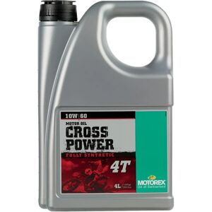 Huile Motorex Cross Power 4t 10w60 Synthétique - 4L - Publicité Huile Motorex Cross Power 4t 10w60 Synthétique - 4L - Publicité