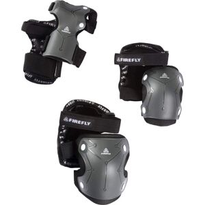 FIREFLY Set di Protezioni Sportsline 2.0 - Unisex - Nero/Bianco - L FIREFLY Set di Protezioni Sportsline 2.0 - Unisex - Nero/Bianco - L