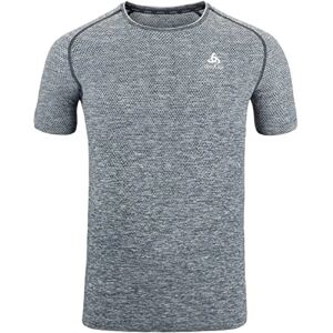T-shirt sans couture gris Odlo pour homme - Vêtements de sport T-shirt sans couture gris Odlo pour homme - Vêtements de sport