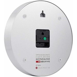 Mondaine Swiss Railways Wall Clock - 25cm Silver Mondaine Swiss Railways Wall Clock - 25cm Silver