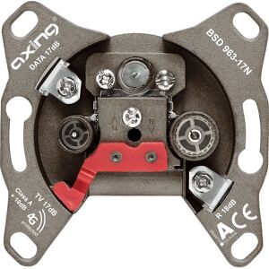 Axing BSD 963-17N Grey Socket Outlet - TV & SAT Axing BSD 963-17N Grey Socket Outlet - TV & SAT