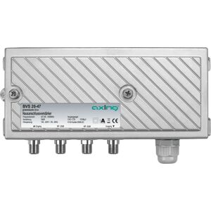 Axing Bvs02047, F, Ac, 8 W, 100 - 240 V, 50 - 60 Hz - Amplificateur TV Axing Bvs02047, F, Ac, 8 W, 100 - 240 V, 50 - 60 Hz - Amplificateur TV