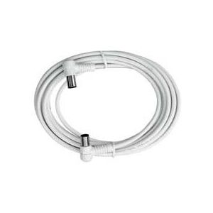 Kabel coaxial Axing BAK 153-00 - 1,5 m IEC Bílá Kabel coaxial Axing BAK 153-00 - 1,5 m IEC Bílá