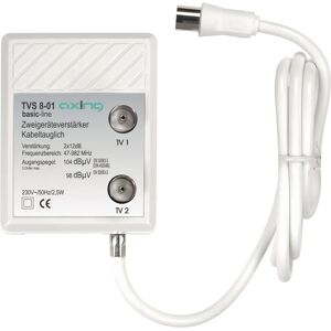 Axing TVS 8-01 Silber - Breitband-TV-Verstärker Axing TVS 8-01 Silber - Breitband-TV-Verstärker