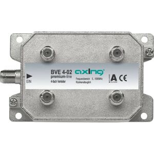 Rozdělovač kabelu Axing BVE 4-02 - Splitter, 5-1006 MHz, Šedý Rozdělovač kabelu Axing BVE 4-02 - Splitter, 5-1006 MHz, Šedý