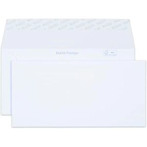 Enveloppes Prestige Blanches Elco - DIN lang+ 250 pcs Enveloppes Prestige Blanches Elco - DIN lang+ 250 pcs